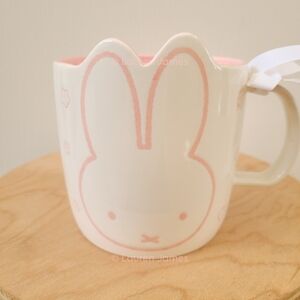 Miffy Pink Sakura Cherry Blossom Bunny-Shaped Mug